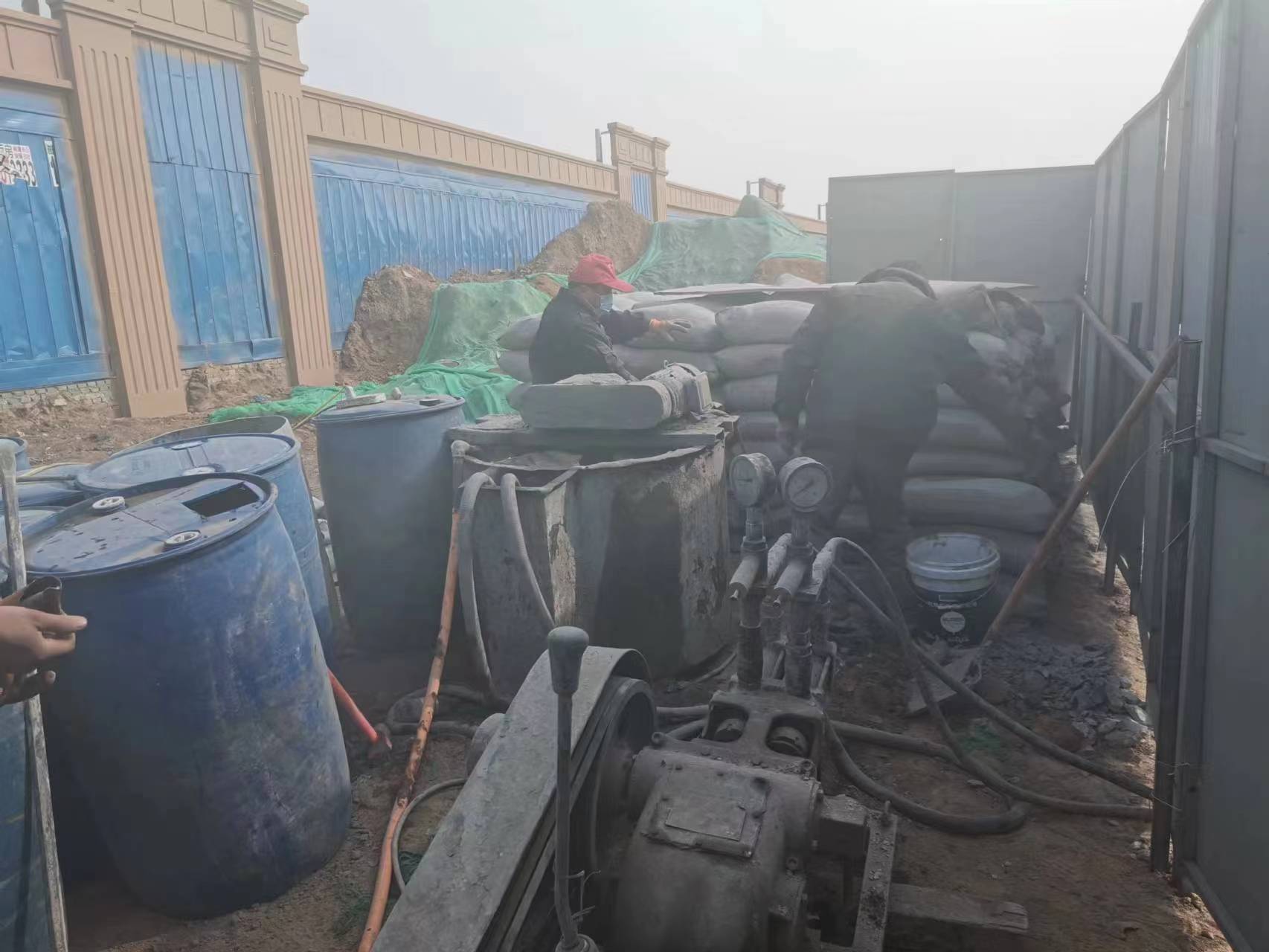 长子房屋下沉注浆